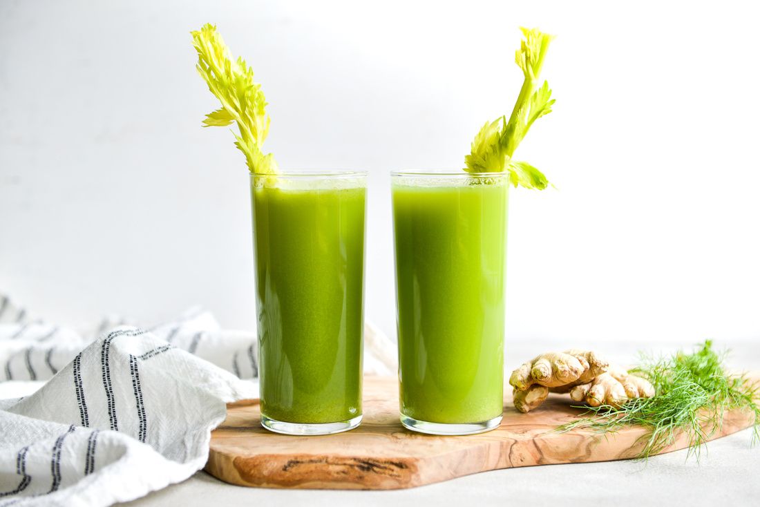 Celery Ginger Juice Nourishing Meals